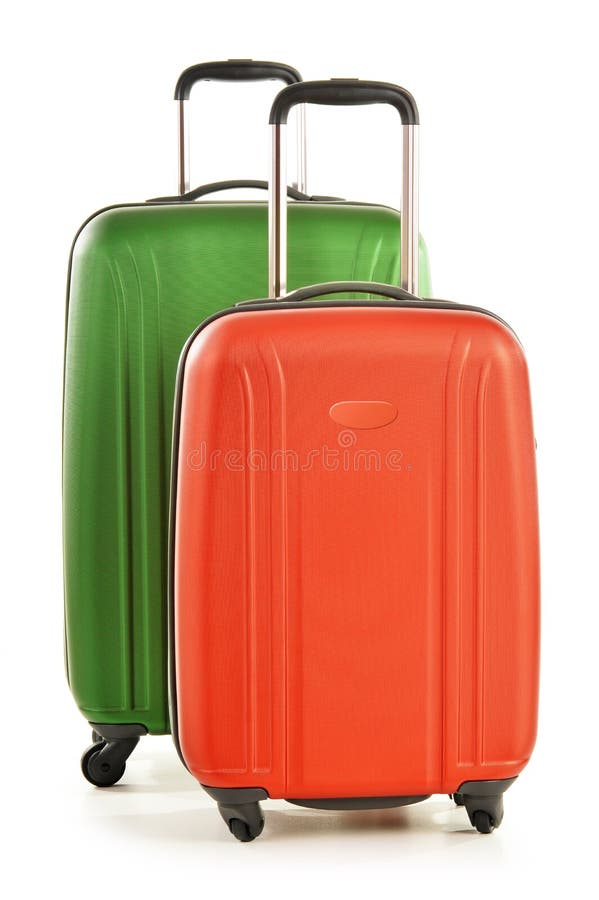Luggage Consisting of Large Suitcases Rucksacks and Travel Bag Stock