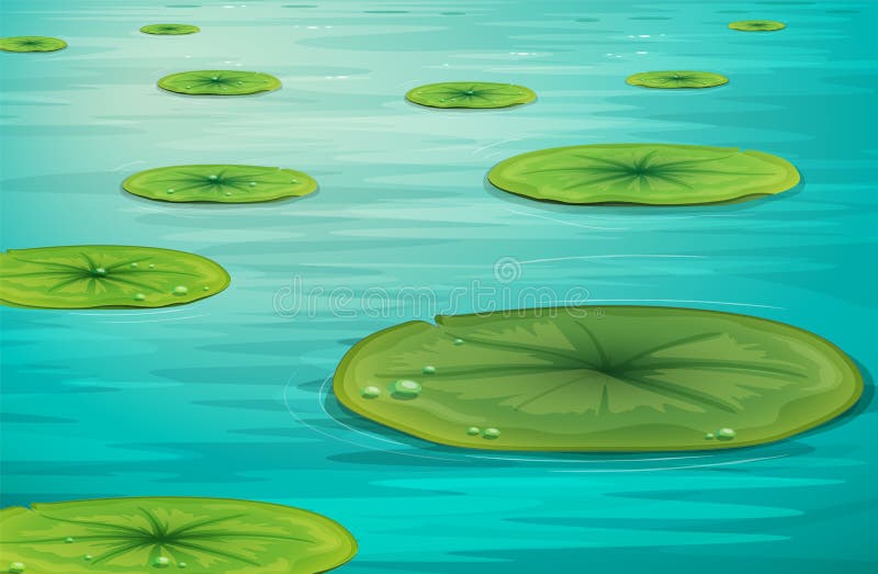 lugna dammplats stock illustrationer lugna dammplats stock illustrationer