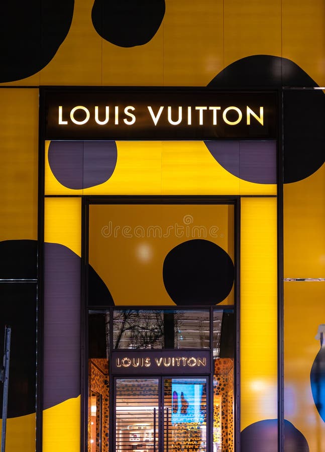 Copenhagen Denmark 08082019 Louis Vuitton Store Stock Photo