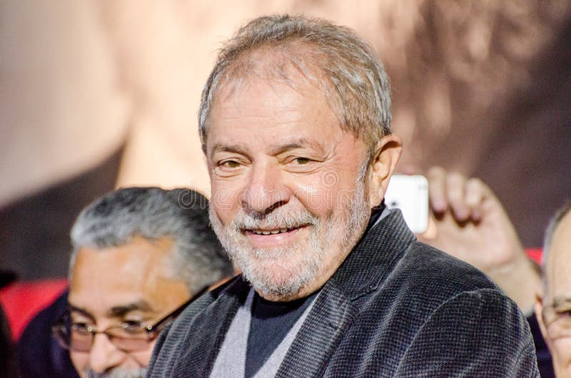 Sao Paulo, Brazil, August 20, 2016: Former President Luiz Inacio Lula da Silva in PT Plenary in Guaianases