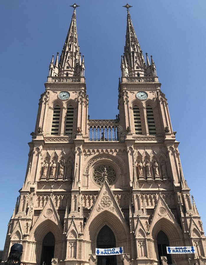 Lujanische Basilika. Buenos Aires. Argentina stockfoto