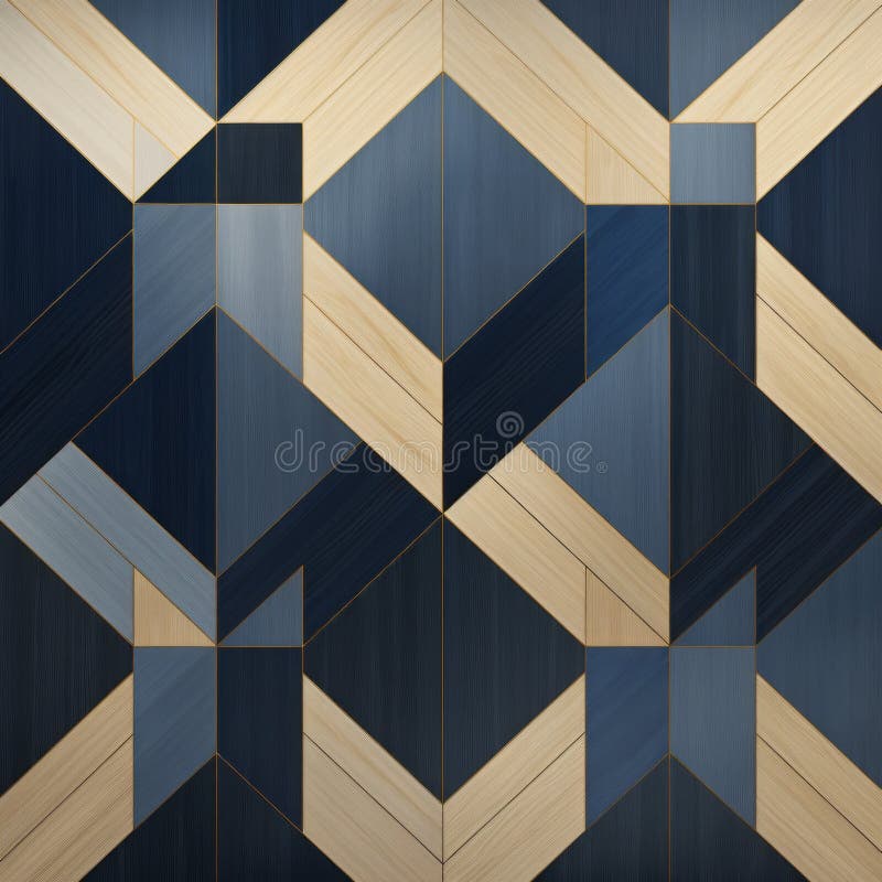Luksusowe podłoże kafelka geometrycznego z ziaren niebieskich i żółtych ilustracji