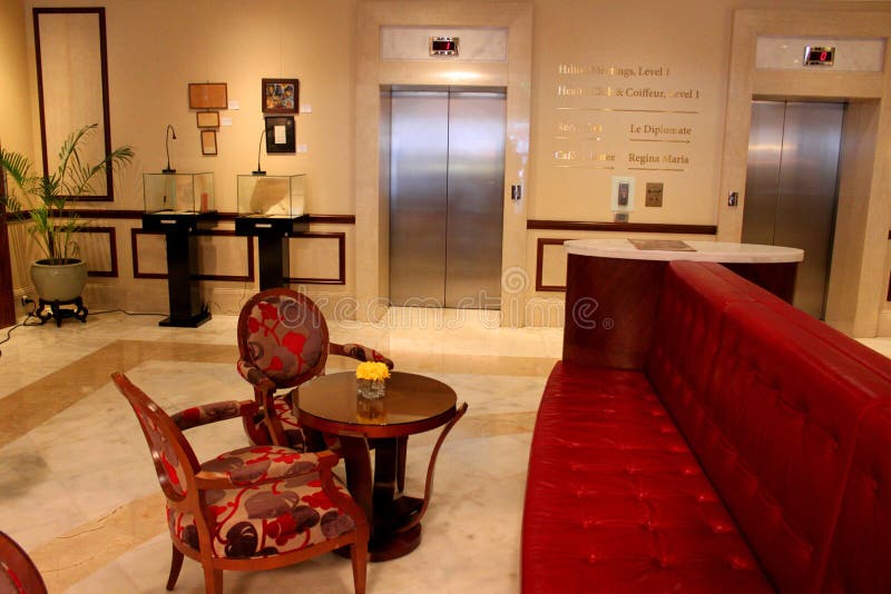 Luksusowego hotelu lobby zdjęcia royalty free Luksusowego hotelu lobby zdjęcia royalty free