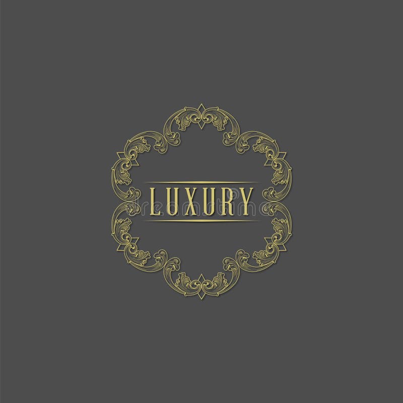 Luksusowy logo Kaligraficzni deseniowi eleganccy wystrojów elementy Rocznika ornamentu wektorowi znaki i symbole Luksusowy loga s royalty ilustracja Luksusowy logo Kaligraficzni deseniowi eleganccy wystrojów elementy Rocznika ornamentu wektorowi znaki i symbole Luksusowy loga s royalty ilustracja