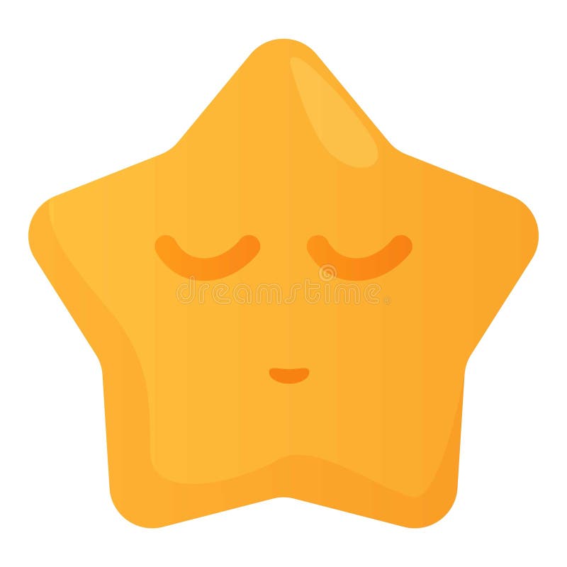 Lullaby star toy icon cartoon vector. Rocking star royalty free illustration