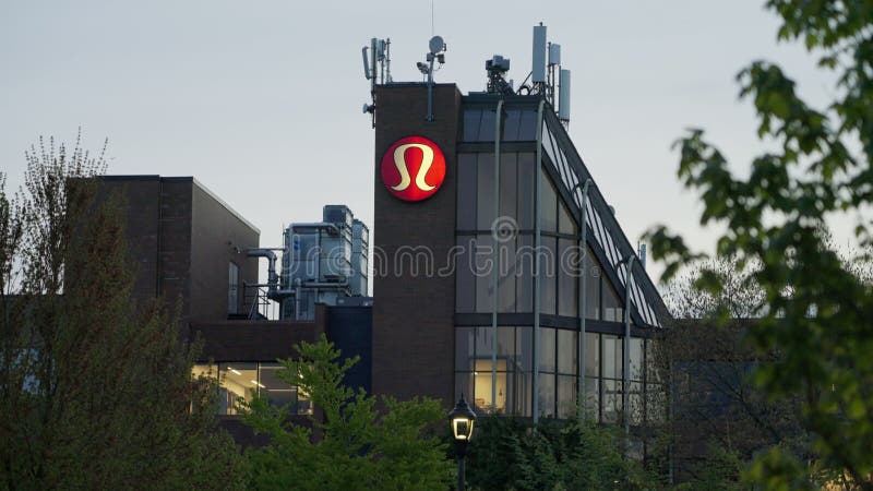 Lululemon Headquarters Building in Vancouver, BC, Canada Stock