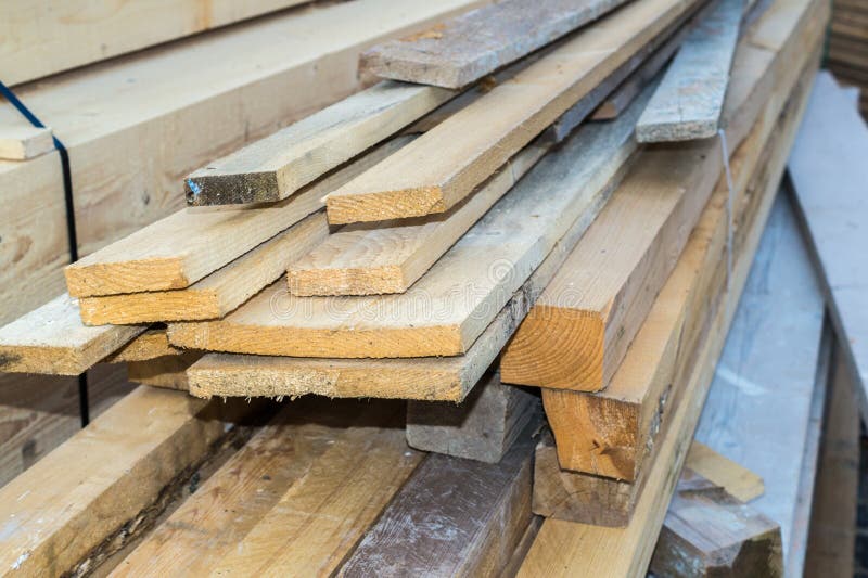 Lumber at a Construction Site Stock Photo Image of industry