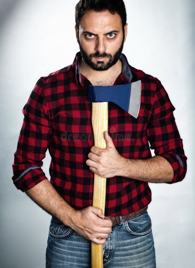668 Young Muscular Lumberjack Stock Photos Free & RoyaltyFree Stock
