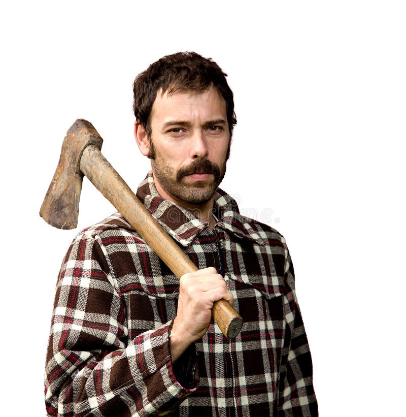 Lumberjack portrait stock photo. Image of male, farmer 33361152