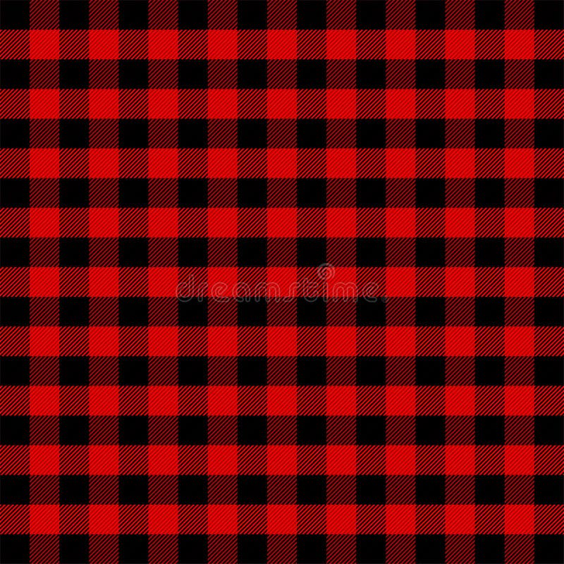 Lumberjack szkocka krata Szkocki klatki tło ilustracji