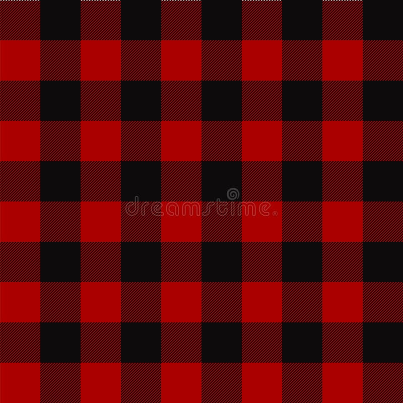 Lumberjack szkockiej kraty wzór tło bezszwowy wektora royalty ilustracja