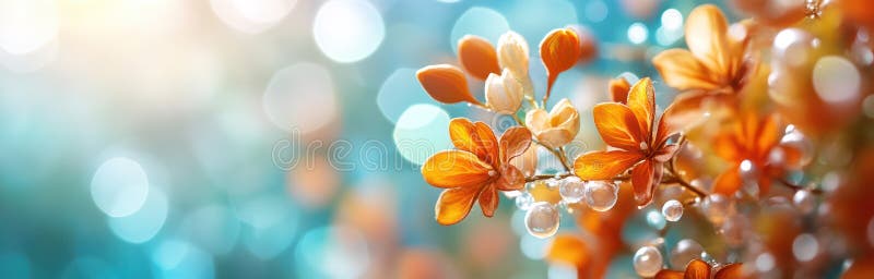 Lumea fanteziilor subacvatice încântătoare : Închiderea vieții acvatice colorate cu simboluri mitice Reflecții luminoase luminoase royalty free illustration