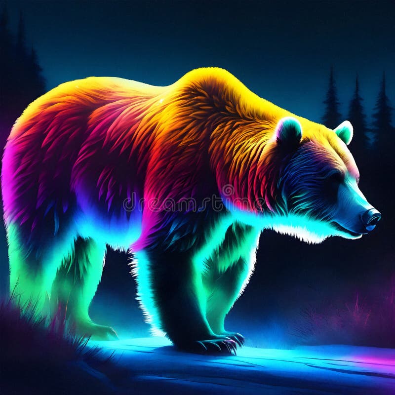 Luminescent Grizzly Stock Illustrations 12 Luminescent Grizzly Stock
