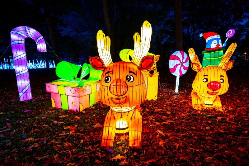 LuminoCity Festival at Eisenhower Park Editorial Stock Image Image of