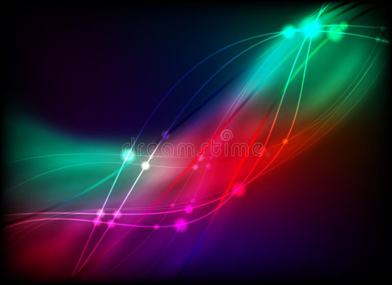 Lumină abstractă strălucitoare vector illustration
