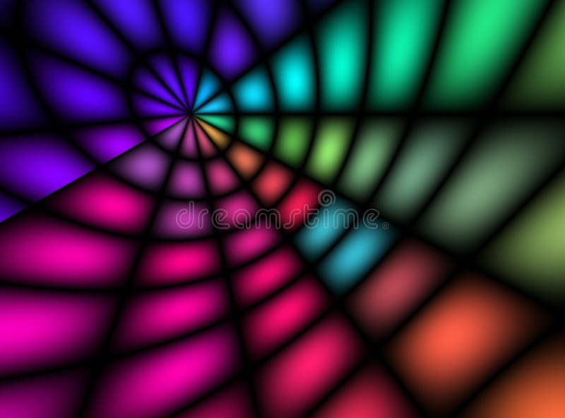 Lumière d'arc-en-ciel illustration libre de droits