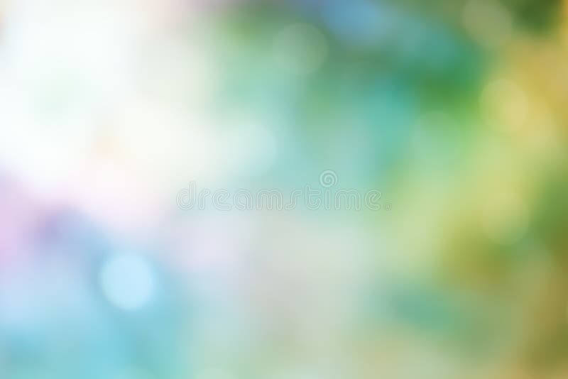 Lumière de Bokeh sur le fond vert de couleur en pastel image stock