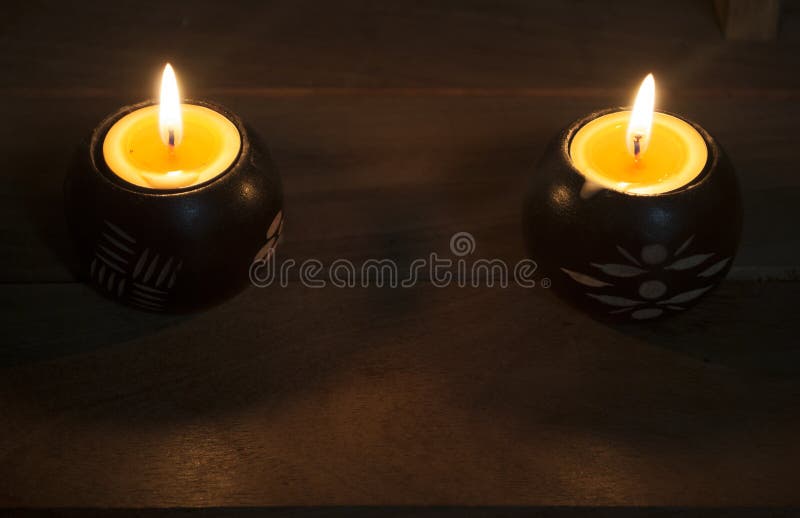 Lumière de Candel dans le concept romantique images libres de droits Lumière de Candel dans le concept romantique images libres de droits