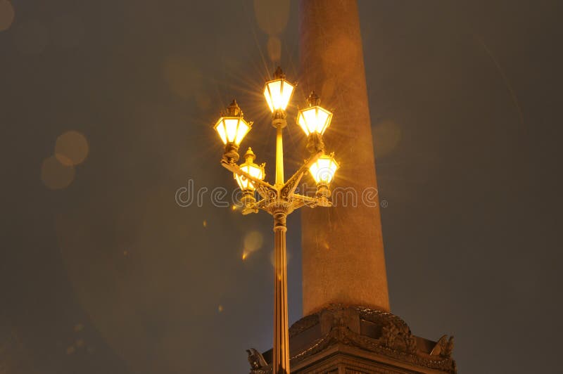 beautiful lantern in the night megalopolis. beautiful lantern in the night megalopolis