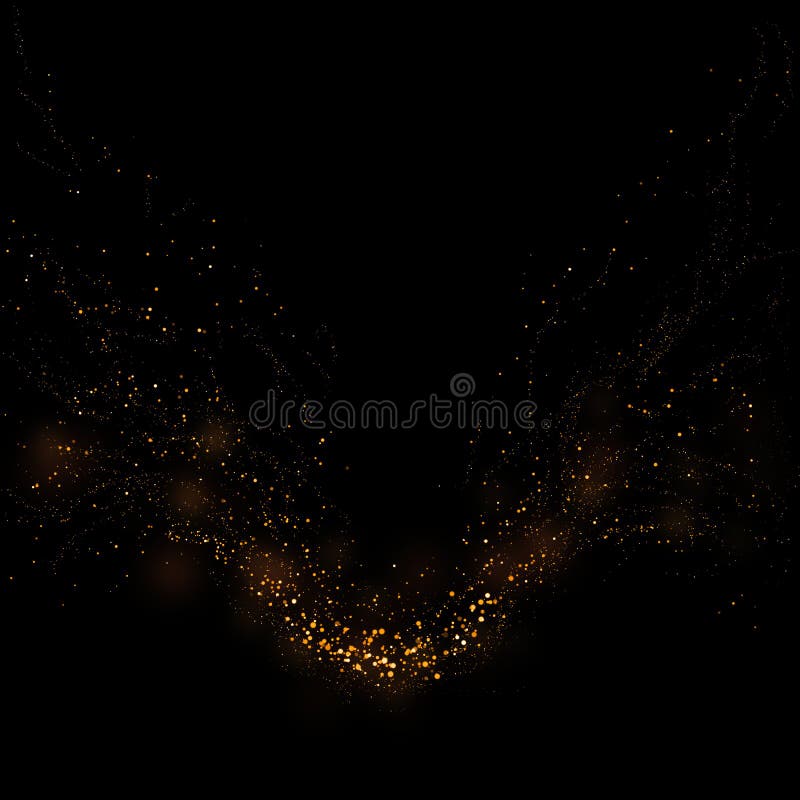 Lumière et bokeh éclatants d'étoile d'or Backgro magique d'abrégé sur la poussière illustration de vecteur Lumière et bokeh éclatants d'étoile d'or Backgro magique d'abrégé sur la poussière illustration de vecteur