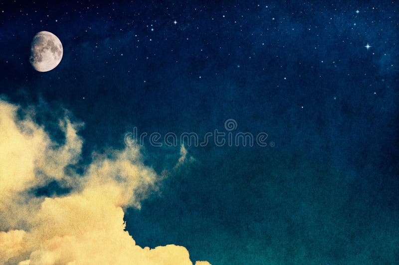 Luna dell'annata immagini stock libere da diritti Luna dell'annata immagini stock libere da diritti