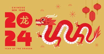 Lunar New Year Chinese New Year 2024 Year Of The Dragon Zodiac 