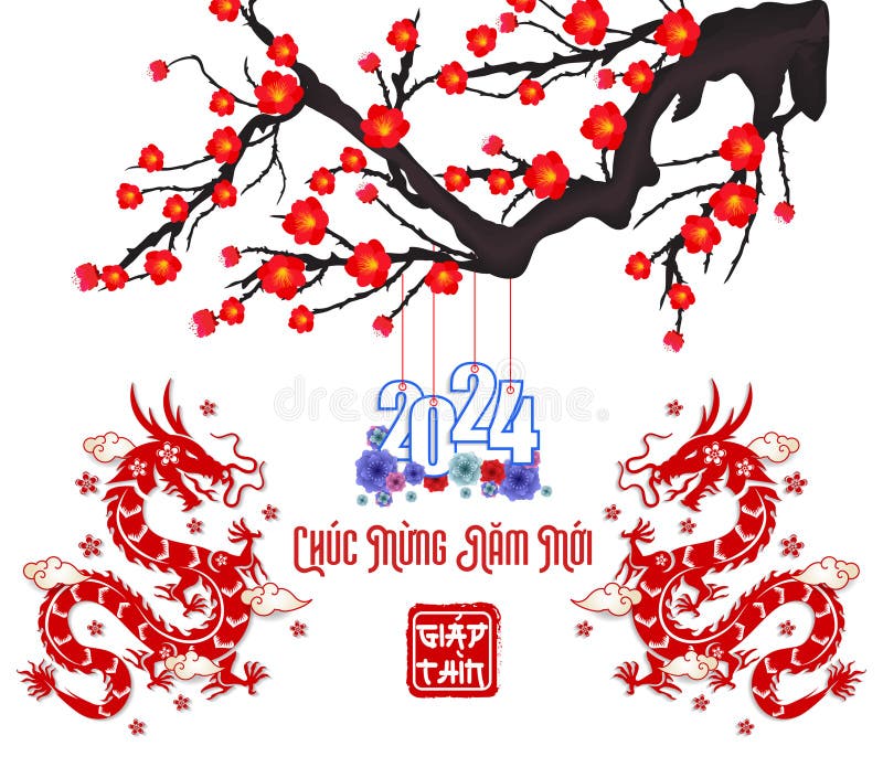 Lunar New Year, Vietnamese New Year, Chinese New Year 2024 , Year of