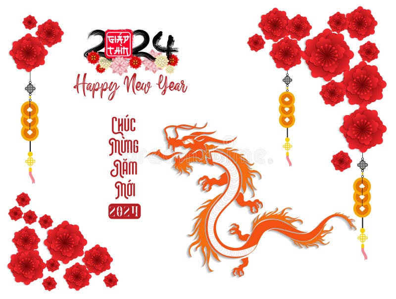 Lunar New Year, Vietnamese New Year, Chinese New Year 2024 , Year of