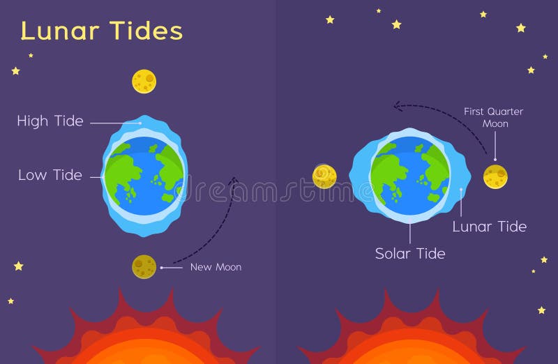 Lunar Tides - Astronomy for kids solar Eclipses