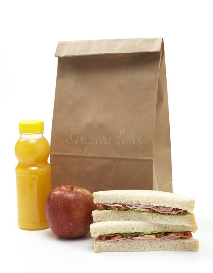 Lunch Bag royalty free stock photography