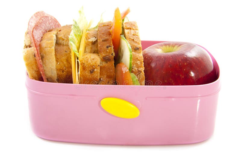 Tuna Salad Lunch Box stock image. Image of kitchen, healthy 5860531
