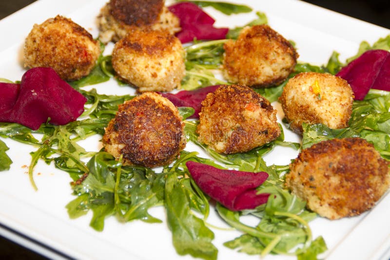 Lunch Buffet Plate of Catered Appetizers Stock Photo Image of