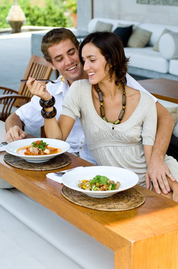 Lunch Together stock photo Lunch Together stock photo