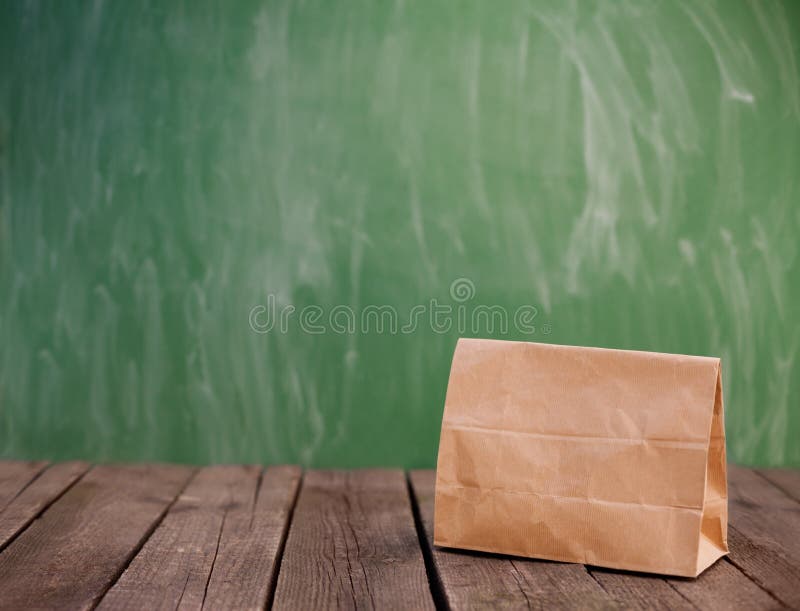 Lunchzak voor school stock foto Lunchzak voor school stock foto