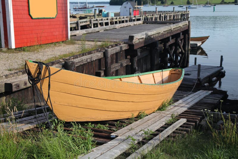 Lunenburg waterfront editorial image. Image of village 20598540