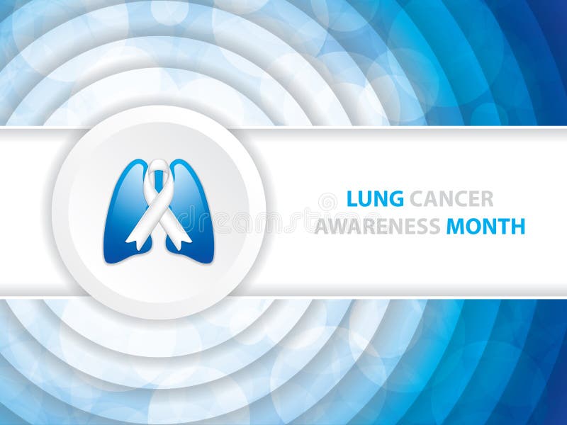Lung Cancer Awareness Month Background vector illustratie Lung Cancer Awareness Month Background vector illustratie