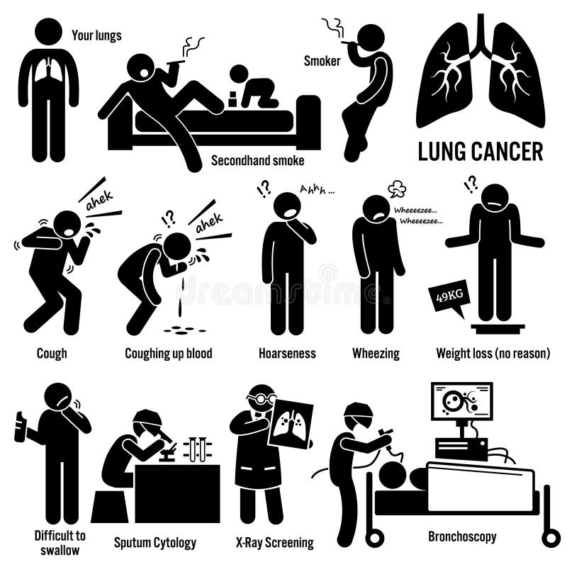 Lung Cancer Clipart royalty free illustration Lung Cancer Clipart royalty free illustration