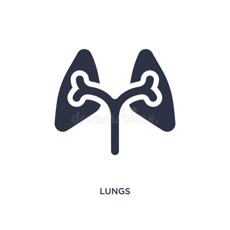 Breathing Lungs Character Vector Illustration, Conceptual ...