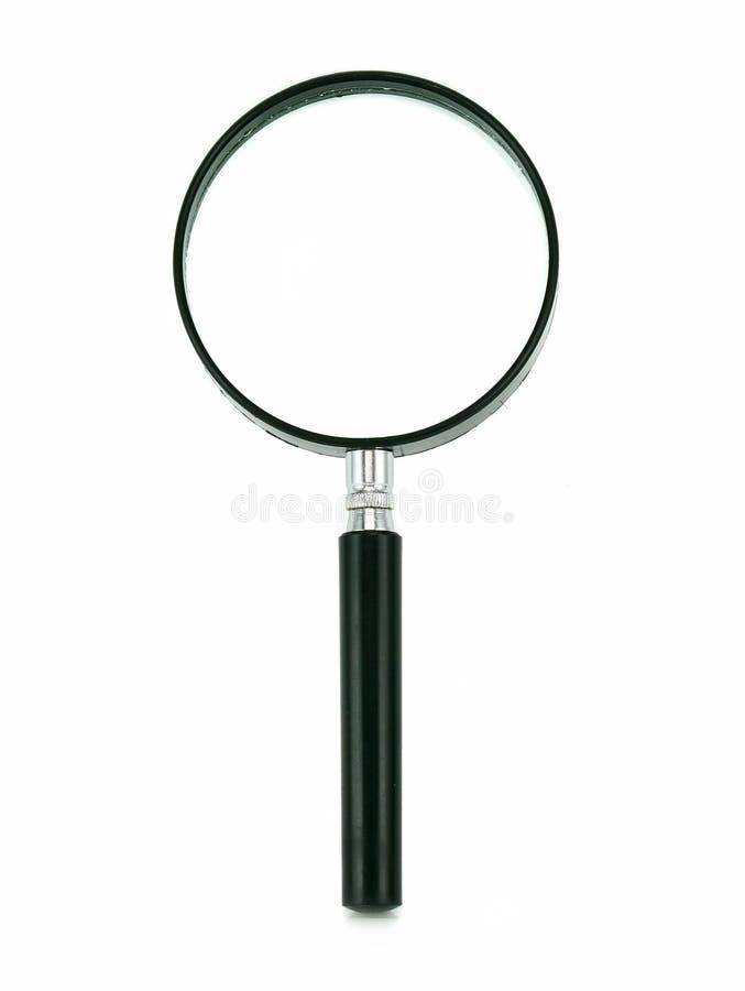 Magnifying glass isolated on a white background. Magnifying glass isolated on a white background