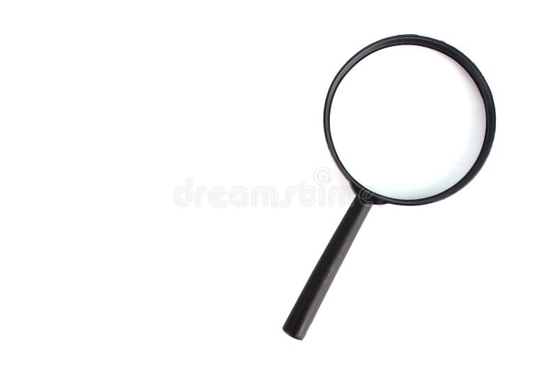 Magnifying glass isolated on a white background. Magnifying glass isolated on a white background