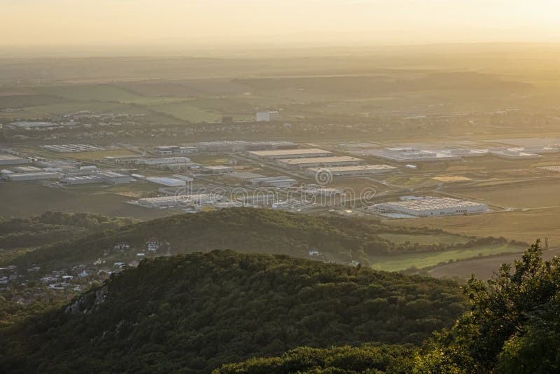 Vrch Lupka a priemyselný park, Nitra, Slovensko