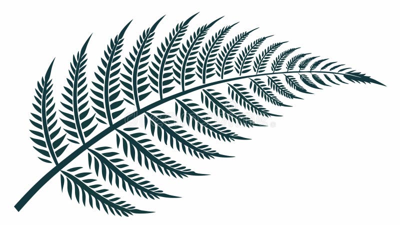 Lush Fern Leaf ιδανικό για σχεδίαση βοτανικών και φυσικών σχεδίων Γεννητική AI απεικόνιση αποθεμάτων