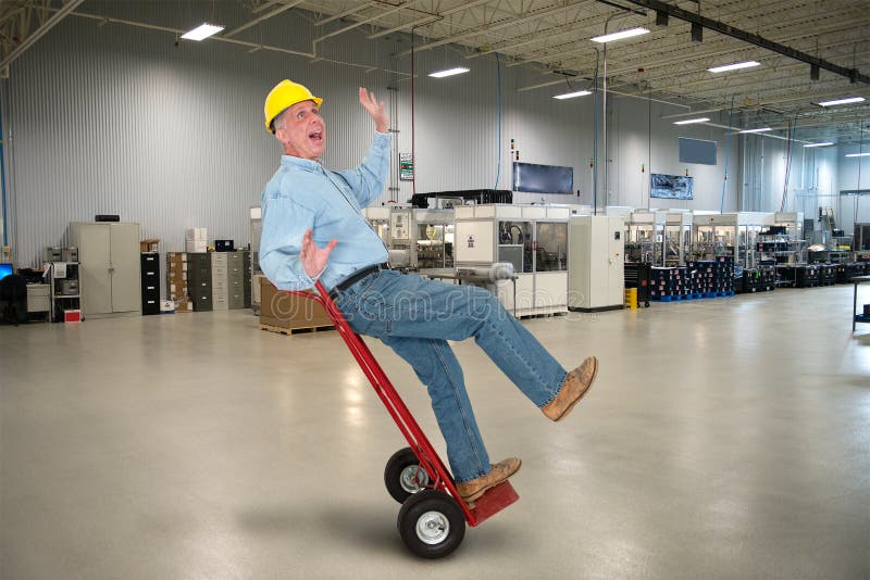 Lustiger Arbeiter, Job Safety Lustiger Arbeiter, Job Safety