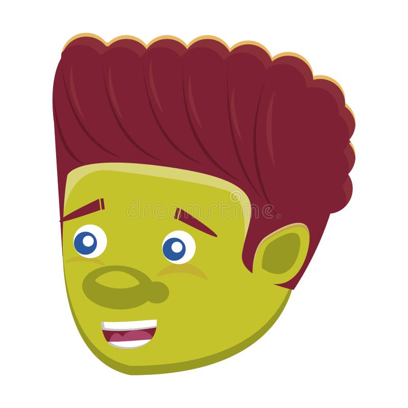 Lustigt kostum av frankensteins halloween-tecken vektor illustrationer