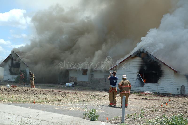 Combate de Incêndios 2 fotografia de stock