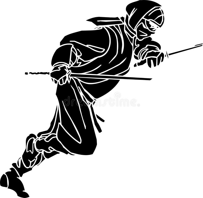 Vetores de Personagem De Ninja Assassino Em Um Treinamento De Traje  Completo Preto Com Espada De Bambu Na Mão Arte Marcial Japonesa Vector  Ilustração e mais imagens de Adulto - iStock