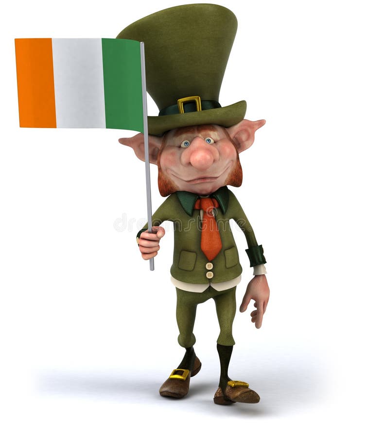 Lutin irlandais illustration stock. Illustration du irlandais 25237129