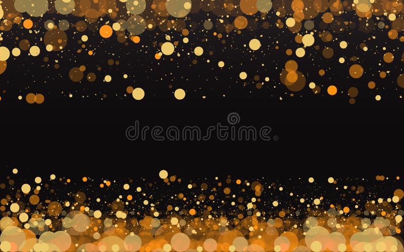 Luxury golden sparkle background, glitter magic glowing. Black and gold vector luminous dust with bokeh. Birthday cards, valentine day, wedding invitations, Christmas party poster for web and print. Luxury golden sparkle background, glitter magic glowing. Black and gold vector luminous dust with bokeh. Birthday cards, valentine day, wedding invitations, Christmas party poster for web and print