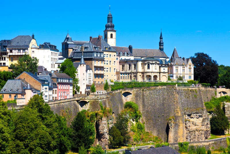 Alten Teil der Stadt Luxemburg.
