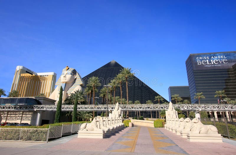 Luxor hotel and casino in Las Vegas, Nevada stock photography Luxor hotel and casino in Las Vegas, Nevada stock photography